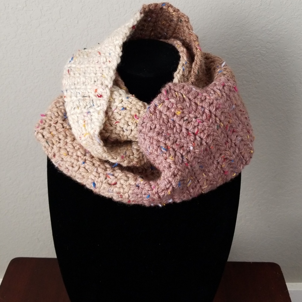 Handmade infinity scarf
